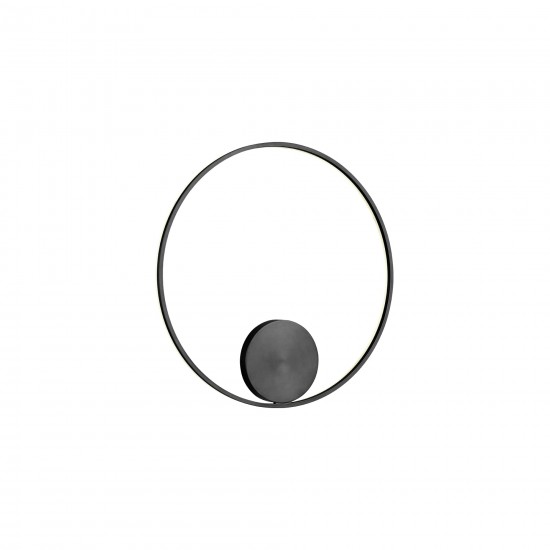 Plafoniera Redo Orbit, negru mat, indirect light, 55W, 4065 lumeni