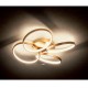 Lustra Redo Espiral, aur mat, LED, 64W, 4380 lumeni, alb cald 3000K, D.80 cm, 01-2682