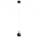 Suspensie Redo Aoba, negru, LED, 8W, 518 lumeni, alb clad 3000K, D.10 cm, 01-2694