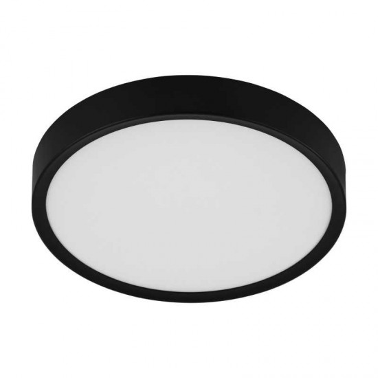Plafoniera Eglo Musurita, negru, LED, 18W, 2000 lumeni, alb cald 3000K, 34 cm, 98603