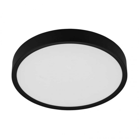 Plafoniera Eglo Musurita, negru, LED, 36W, 3900 lumeni, alb cald 3000K, 44cm, 98604