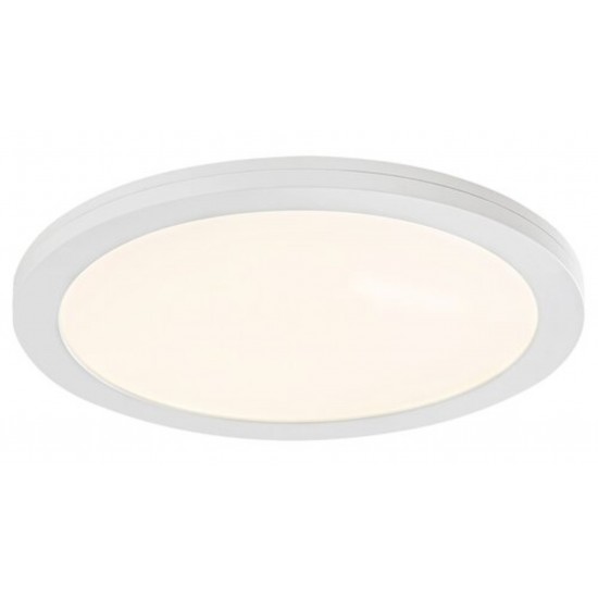 Corp iluminat incastrat Sonnet, alb, rotund, cu senzor, LED, 18W, 1880 lumeni, alb neutru 4000K, D.22 cm, 1491