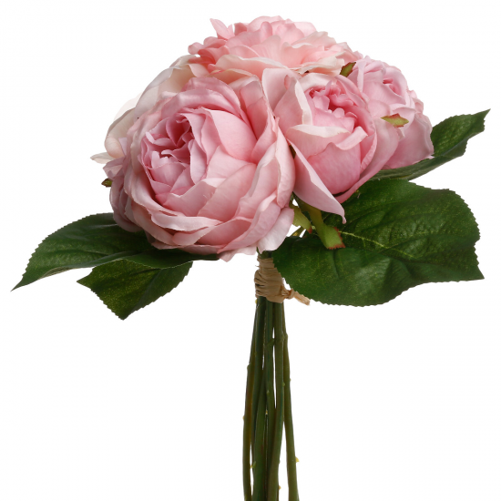 Buchet de 9 trandafiri artificiali, H30 cm, 130815