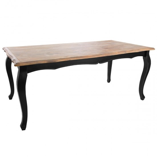 Masa dining din lemn si MDF, L.180 cm, Chrysa, 131161