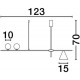 Suspensie Nova Luce Sway, negru, sticla, 2XG9, 1XE27, L.123 cm, 9501237
